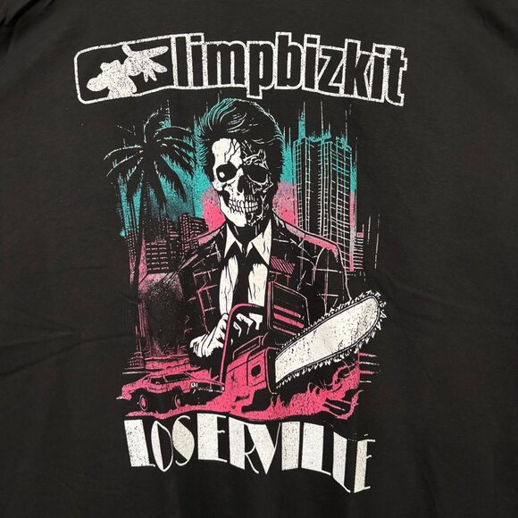 Limp Bizkit Loserville European Tour Poster Band T-Shirt XXL - Picture 2 of 4